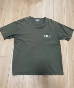 MEI. オリーブ ポケットTシャツ　Lサイズ