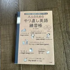 大人のためのやり直し英語練習帳 中学用英和・和英辞典の内容だけで作った