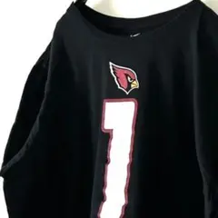 ナイキ NIKE NFLカーディナルスMURRAY Tシャツ L ブラック黒古着