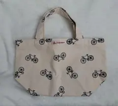未使用品　工房尾道帆布　ミニトートバッグ　自転車柄