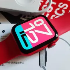 95%☆箱付 RED S6 40mm Apple Watch アップルウォッチ