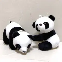 パンダ　ぬいぐるみ　2個セット　おすわり　よちよち　ぱんだ　プライズ品