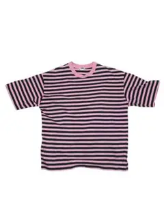needles ボーダーtシャツ S 紫 NEEDLESのパープル ボーダー Tシャツがセール中