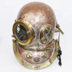①TOA 東亜潜水 潜水ヘルメット アンティーク 当時物 時代物