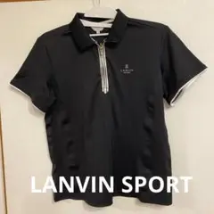 LANVIN SPORT ブラックポロシャツ サイズ42