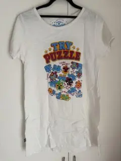 キャラクター パズル レディース半袖Tシャツ