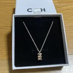 COH シルバー925 クマ型ペンダントネックレス