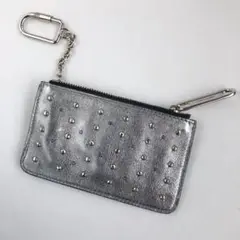 JIMMY CHOO ジミーチュウ カード コインケース キーリング付 スタッズ