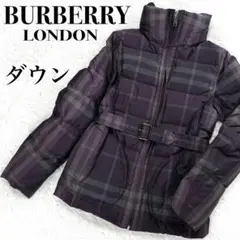 ◎高級◎『BURBERRY』リバーシブル ビッグチェック ダウン JKT