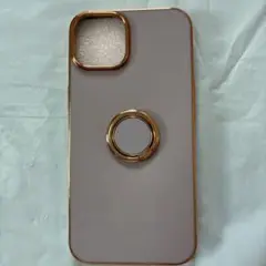 iPhone14 対応 リング付きソフトケース