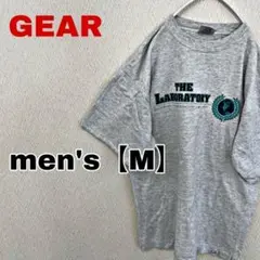 D87【gear】半袖プリントTシャツ【メンズM】made in U.S.A