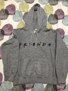 H&M グレー FRIENDS フーディー XS