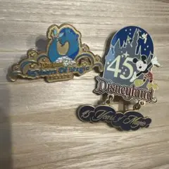 ウォルトディズニー　wdw 45周年　ピンバッジ　まとめ売り