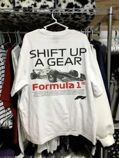 フォーミュラ★車好きに◎Tシャツ.ホワイト.新品.