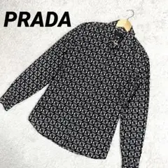 ✨美品✨PRADA 00's 長袖シャツ ヴィンテージ ピストル柄 拳銃柄