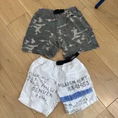 迷彩柄・ホワイトボトムス 110
