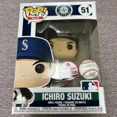 イチロー、Funko POP人形、シアトル球場限定仕様＋トレカ＋写真あり！ イチロー、Funko POP人形、シアトル球場限定仕様＋トレカ＋写真