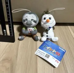 トイレトロ　ズートピア　フラッシュ　オラフ　ぬいぐるみ　2点セット