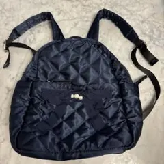 TO BE CHIC ネイビー キルティングリュック