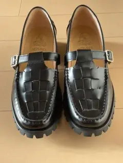 【ARTESANOS/アルテサノス】メッシュTストラップローファー24.5cm