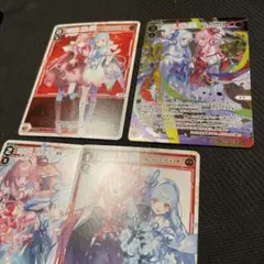 ウィクロス VOICE ACROSS 琴葉茜・琴葉葵 琴葉姉妹　4枚セット