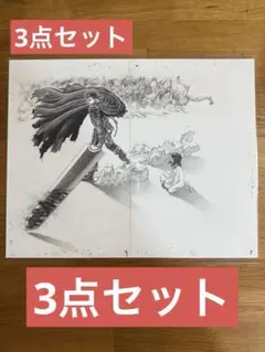 ベルセルク展 複製原稿　4枚セット Amazon.co.jp: 大ベルセルク展 ガッツ グリフィス 複製原画 4枚