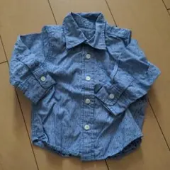 babyGap ドット　ストライプ　長袖シャツ　80サイズ　ギャップ　GAP