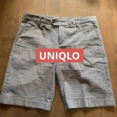 UNIQLO チェック柄 ショートパンツ ウエスト67cm