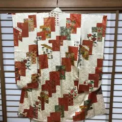 豪華 美しい古典柄 極美品 振袖 正絹