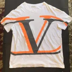 ヴァレンティノ ロゴTシャツ オーバーサイズコーデにも 美品