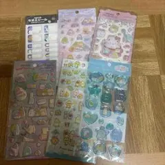 かわいいキャラクター ステッカー 5枚セット