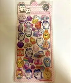 【新品未使用】ちいかわ　ボンボンドロップ　シール　ハチワレ　ぷくぷく立体 a