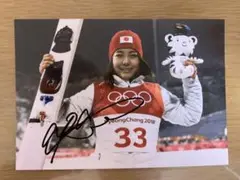 スキージャンプ 高梨沙羅 直筆サイン色紙 黒色紙！ オリンピック 五輪 スキー ジャンプ オリンピック 日本代表 高梨 沙羅 直筆サイン