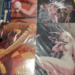 一番くじ　ニケ　nikke クリアポスター　４種セット