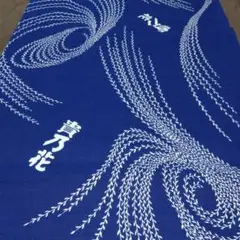 超美品　相撲　反物　素材　 着物　綿　浴衣　反物　千代の富士　青　白　桜 2025年最新】相撲 浴衣 千代の富士の人気アイテム - メルカリ
