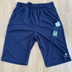 【新品タグ付き】HANG TEN ハンテン ハーフパンツ ネイビー L 吸汗速乾