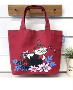 ムーミン カラーマチ付バッグ リトルミイ 花とちょうちょ