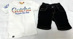 子供 半袖Tシャツ ハーフパンツ ガッチャ