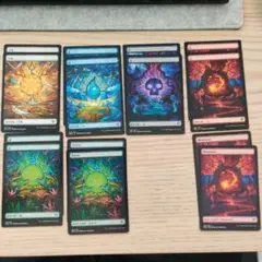 ステンドグラス 基本土地 完全セット 10枚+4枚ボナス DMU MTG