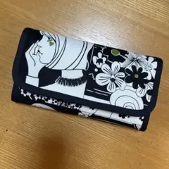 1点のみ 長財布　やりくり財布　ハンドメイド　レア生地