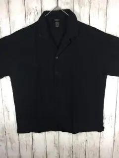 FOREVER 21　半袖シャツUSA古着＊ブラックMサイズ 　M-4-22