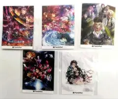 鬼滅の刃　ファミマ　ステッカー5種類