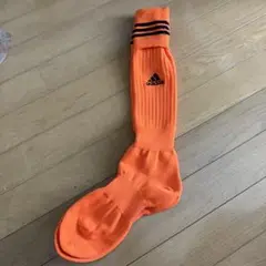 adidas サッカーソックス オレンジ