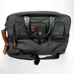【美品】 TUMI キャンバス 3WAY グレー ビジネスバッグ リュック