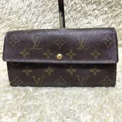 美品 ルイヴィトン モノグラム ポルトフォイユ 長財布 大容量