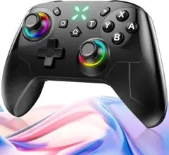 Switch2対応 プロコン 無線＆背面ボタン付き ダブルホールセンサー搭載