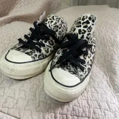 最終価格 新品未使用Converse All Star ヒョウ柄スニーカー