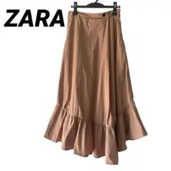 【美品】ZARA ザラ フレアロングスカート アシンメトリー マーメイド