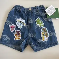 【新品タグ付き】スティッチデザイン 半ズボン 100cm