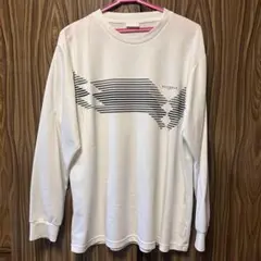 最終セール‼️ホワイト ウェアー 長袖 Tシャツ XLサイズ